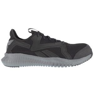 Reebok Work Men's RB4064 Flexagon 3.0 Safety Athletic Work Shoe Black and Grey